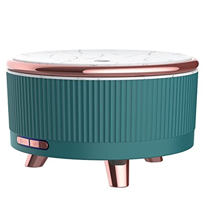 HOCO Umidificatore, diffusore di aromi silenzioso ad ultrasuoni , diffusore di nebbia d'aria 500ml, funzione di spegnimento automatico della luce nott