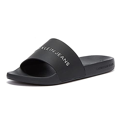 Calvin Klein Jeans International Slide Uomo Sandalo Nero 44 EU