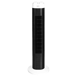 Amazon Basics, ventilatore a torre, portatile, a 3 velocità, rotante, con timer, 45 W precio