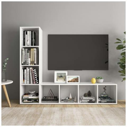 Mobili Porta Tv 2 Pz Bianchi 142,5x35x36,5 Cm In Truciolato características