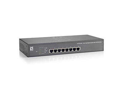 FEP-0812 switch di rete Fast Ethernet (10/100) Supporto Power over Ethernet (PoE) Nero, Interruttore