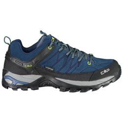 Scarpe Rigel Low Wp Trekking Waterproof Uomo - Blue Ink-yellow Fluo Eu 45.0 precio