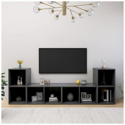 Mobili Tv 4 Pz Grigi 72x35x36,5 Cm In Truciolato características