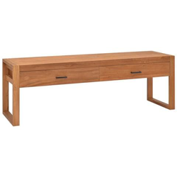 Mobile Porta Tv 140x40x45 Cm In Teak Riciclato en oferta