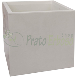 Vaso Millennium Cubo 39 Cm Perla Deroma Giardino Piante Vasi Interno Casa características