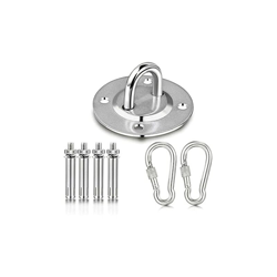 Supporto da soffitto per poltrona sospesa, in acciaio inox, fino a 400 kg, supporto per poltrona sospesa, altalena a nido d'ape, per sacco, yoga, precio