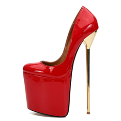 BeAUZQ Sandali da Festa di Nozze a Spillo con Plateau Sexy 22 cm da Donna Tacchi Alti Taglie Forti Unisex Performance sul palco Pole Dance Stivali con en oferta