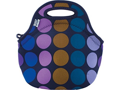 BUILT NY Gourmet Getaway Neoprene Mini Snack Tote, Tessuto, Multi-Colour, 9.5 x 10.15 x 5.95 cm