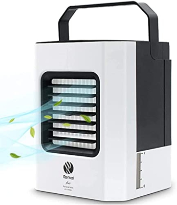 Climatizzatore Portatile, Condizionatore Portatile con Funzione di Umidificazione, Cavo USB, 3 Velocità, Condizionatore con Funzione di Purificazione