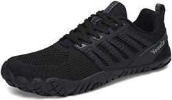 Voovix Uomo Donna Minimaliste Barefoot Scarpe da Unisex Trail Running Scarpa da Camminata Leggere Antiscivolo, Nero45 en oferta