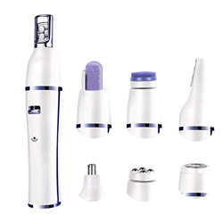 Rasoio Elettrico Donna, Epilatore Viso Impermeabile 7 in 1, Trimmer Bikini, Spazzola per Massaggio Viso, Rasoio Sopracciglia, Lima Unghie características