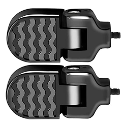 1 Paio Poggiapiedi da Bicicletta, Pedali Posteriori per Bici，Pedane per Bici, Pedale BMX in Lega Alluminio, Universale Lega di Alluminio Pieghevole An precio