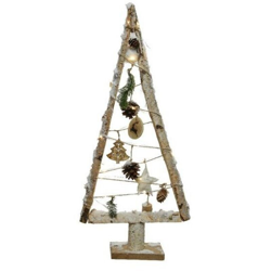 Albero di Natale stilizzato luminoso Naturale dim 8.5x30x67 cm en oferta