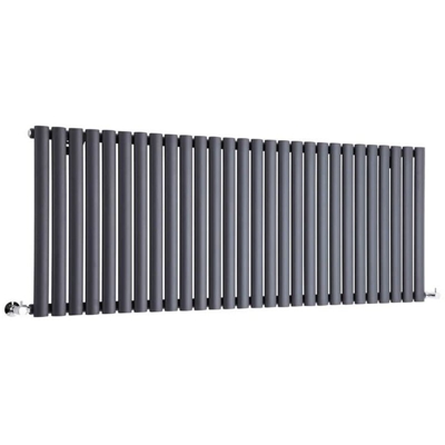 Hudson Reed Revive Radiatore Termoarredo di Design Orizzontale Moderno - Termosifone con Finitura In Antracite - Design a Colonna - 635 x 1647mm
