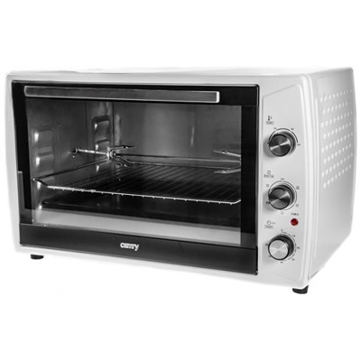 Cr 6008 Forno Elettrico Ventilato 63l, Kit Girarrosto, calore Superiore E Inferiore, timer 3000w