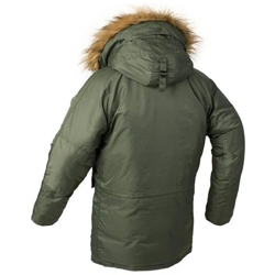 Cappuccio Lungo Giacca Invernale In Pelliccia, Bomber Tattico [ verde / Xxl] precio