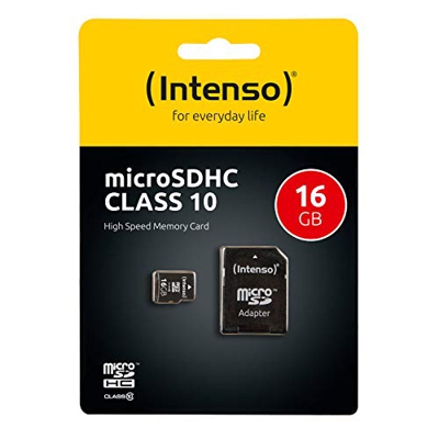 16GB MicroSDHC memoria flash Classe 10, Scheda di memoria