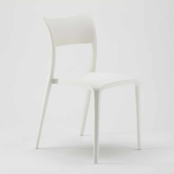 Sedie In Polipropilene Per Cucina Bar Ristorante E Giardino Parisienne | Bianco precio