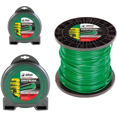 Filo Tondo Per Decespugliatore Greenline - Blister - Diametro Ø: 3 mm, Lunghezza: 56 mt