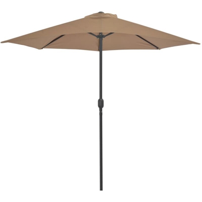 Ombrellone da Balcone Palo in Alluminio Talpa 270x135 cm a Meta