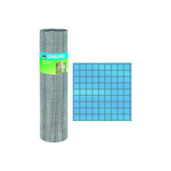Rotolo rete elettrosaldata zincata - 5 metri - maglia 12,5x12,5 mm - filo diametro 0,9 mm - Altezza: 1,00 m en oferta