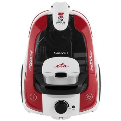 Aspirapolvere Salvet 051390000 Senza Sacco, Potenza 700 W, Capacità Polvere 2,2 L, Rosso