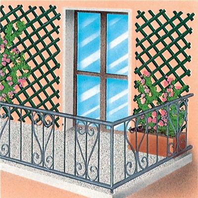 TRALICCIO IN PLASTICA COLORE BIANCO MT. 3X1 EDILMED Pz 5,0