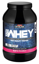 GYMLINE 100% WHEY CONCENTRATE FRAGOLA 900 G características