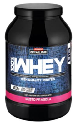 GYMLINE 100% WHEY CONCENTRATE FRAGOLA 900 G