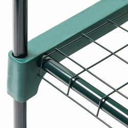 Serra Vivaio per Giardinaggio, 4 Ripiani, HLP 156x70x50 cm, Accessorio Giardinaggio sul Balcone, Trasparente precio