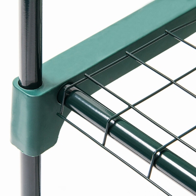 Serra Vivaio per Giardinaggio, 4 Ripiani, HLP 156x70x50 cm, Accessorio Giardinaggio sul Balcone, Trasparente