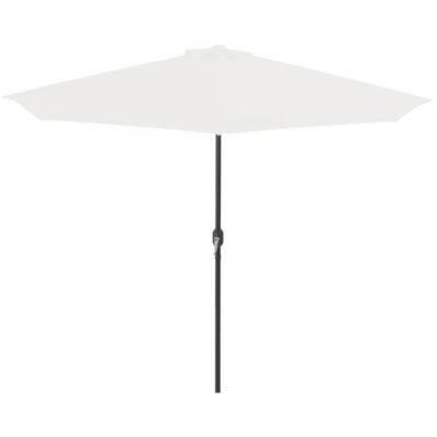 Ombrellone da Balcone Palo in Alluminio Sabbia 300x150cm a Meta