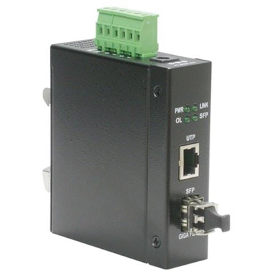 Industrial Converter RJ-45, LWL 1000SX / LC
