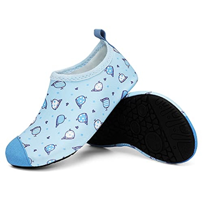 Geweo Scarpe Acqua Water Shoes Bambini Scarpette da Scoglio Bambino Ragazzi Ragazze Calzini Ciabatte Sport Acquatici Surf Immersioni Nuotare Spiaggia 