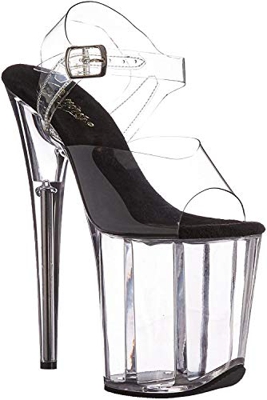 Pleaser FLAMINGO-808 Clr-Blk/Clr UK 4 (EU 37)