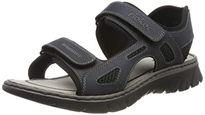 Rieker 26761-14, Sandali a Punta Chiusa Uomo, Blau (Navy/Schwarz/Schwarz 14), 42 EU