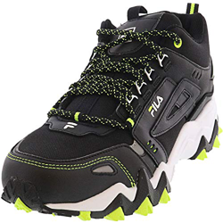 Fila Mens Oakmont TR MID Sneakers Black/Safety/White 8.5 US en oferta