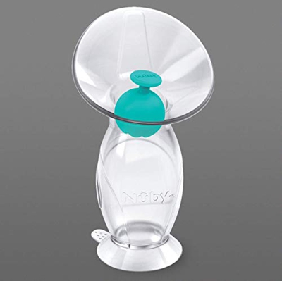 Nuby ID67790 - Pompa per allattamento/tiralatte manuale in silicone