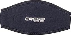 Cressi Mask Strap Cover, Testiera in Neoprene per Maschere Subacquee Unisex Adulto, Nero, Unica en oferta