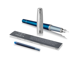 PARKER Urban penna stilografica, Premium Dark Blue (blu scuro), pennino sottile e ricarica di inchiostro blu (1931563) características