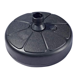 Urhause Base per Ombrellone da Giardino in Plastica Rotonda,Supporto Ombrelloni Che può Contenere 30 kg di Acqua o Sabbia,Adatto per Palo per Ombrello precio