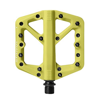Crank Brothers Pédales Stamp 1 Small Jaune, Pedali MTB Unisex-Adulto, Giallo, S