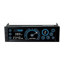 CM430 PWM Fan Controller 4 Canali 5.25 pollici - Nero con LED Blu características