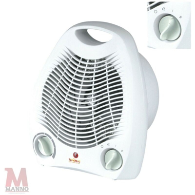 Stufa Elettrica Stufetta Caldobagno Ventilata Termoventilatore a Basso Consumo