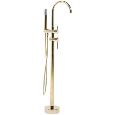 Rubinetto per vasca freestanding color oro rosa TUGELA