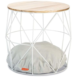 Cesto Cuccia Per Gatti Kuja Bianco 40x40x40 Cm In Metallo precio