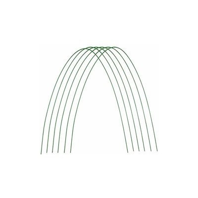 Ã¦â 12 cerchi per serra da 47,2 cm, per tunnel da giardino, telaio in acciaio con rivestimento in plastica antiruggine, cerchi ad arco per reti