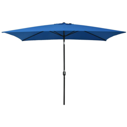 Ombrellone da Esterni con Palo in Metallo 300x200cm Azzurro características