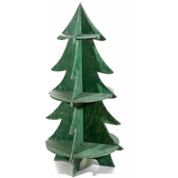 Albero di Natale in legno con ripiani per casa e negozi en oferta