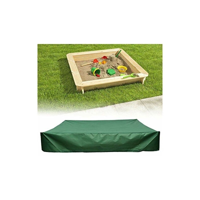 Copertura antipolvere per sandbox con coulisse, in tessuto Oxford quadrato, impermeabile, per sandbox, per piscina all'aperto, spiaggia, giardino